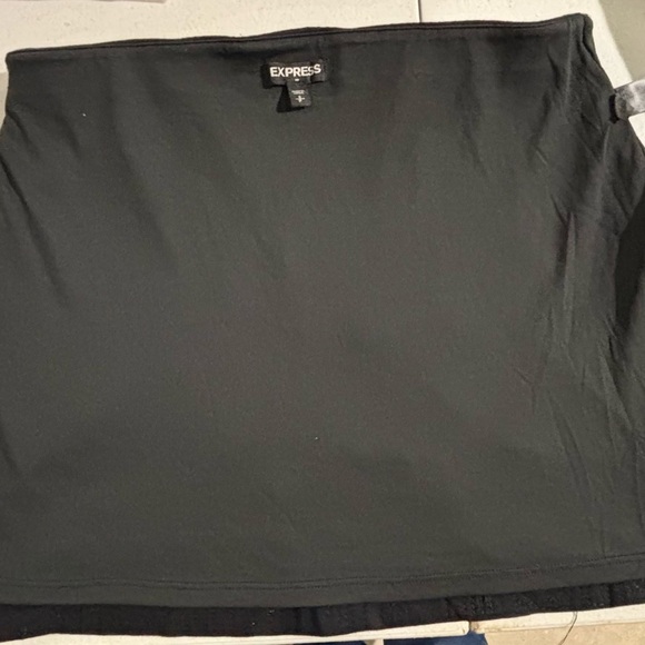 Express Black and White Mini tribal Skirt Embellished - Picture 5 of 8